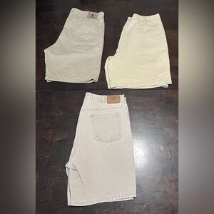 Men's Beige and Khaki Shorts - All Size 38